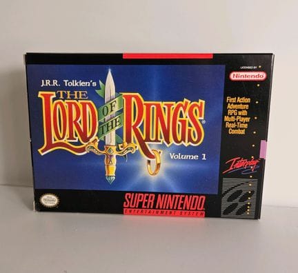 NINTENDO - SUPER NES. Jeu : The Lord of the Rings 