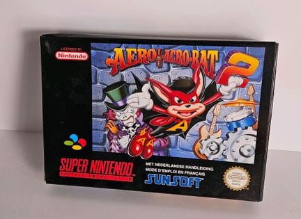 NINTENDO - SUPER NES. Jeu : Aero the Acrobat 2. Co