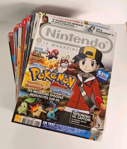NINTENDO - Lot de 38 magazines Nintendo officiels.