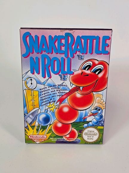 NINTENDO - NES. Gioco: Snake Rattle N Roll. Comple