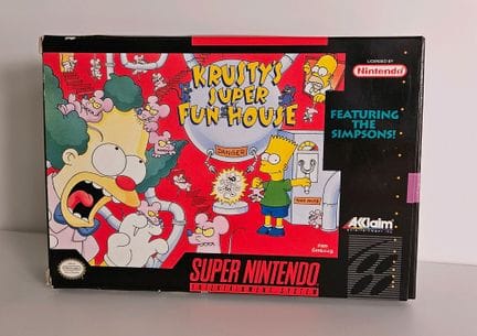 NINTENDO - SUPER NINTENDO. Jeu : Krusty's Super Fu