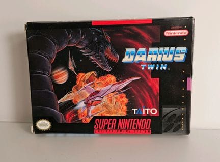 NINTENDO - SUPER NES. Jeu : Darius Twin. Complet a