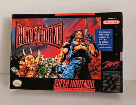 NINTENDO - SUPER FAMICOM. Jeu : Black Thorne. Comp