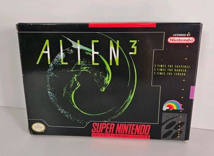 NINTENDO - SUPER NINTENDO. Jeu : Alien 3. Complet 