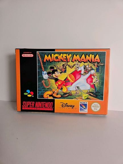 NINTENDO - SUPER NES. Jeu : Mickey Mania. Complet 