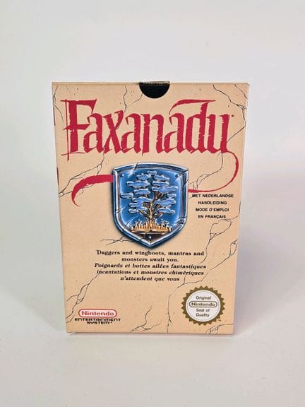 NINTENDO - NES. Gioco: Faxanadu. Completo di confe