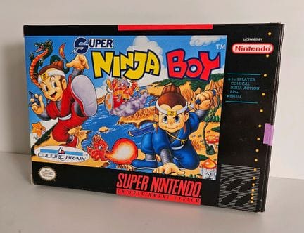 NINTENDO - SUPER NES. Jeu : Super Ninja Boy. Compl