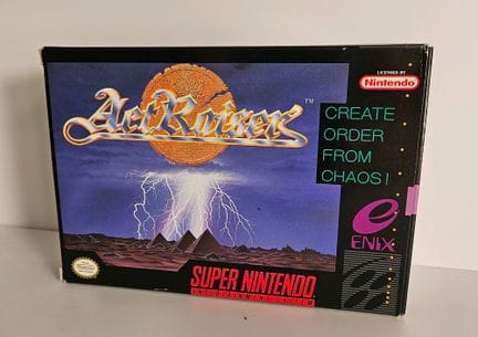 NINTENDO - SUPER NES. Jeu : Actraisers. Complet av