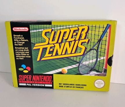 NINTENDO - SUPER NES. Jeu : Super Tennis. Complet 