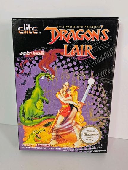 NINTENDO - NES. Gioco: Dragon's Lair. Completo di 