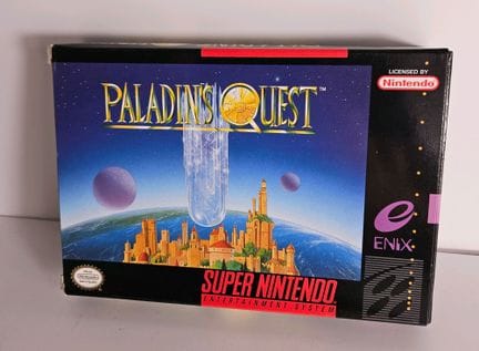 NINTENDO - SUPER NES. Jeu : Paladin's Quest. Compl