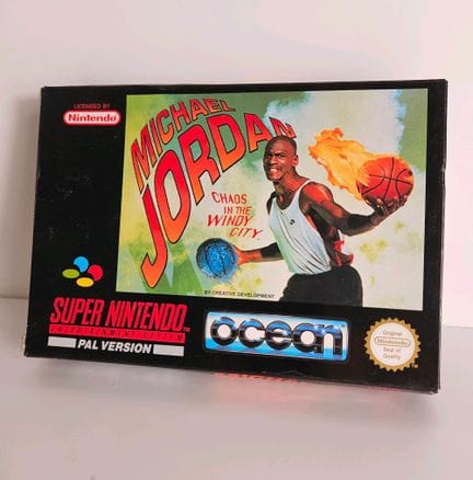 NINTENDO - SUPER NES. Jeu : Michael Jordan. Comple