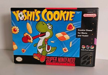 NINTENDO - SUPER NES. Jeu : Yoshi's Cookie. Comple