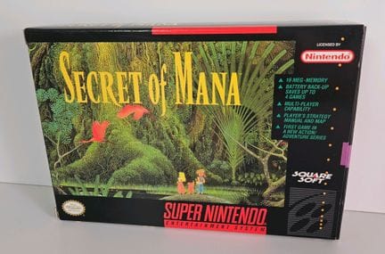 NINTENDO - SUPER NES. Secret of Mana. Complet avec