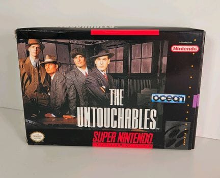 NINTENDO - SUPER NINTENDO. Jeu : The Untouchables.