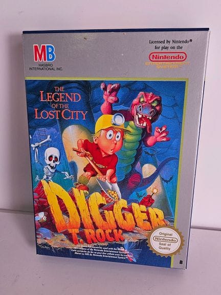 NINTENDO - NES. Gioco: Digger T.Rock. Completo di 