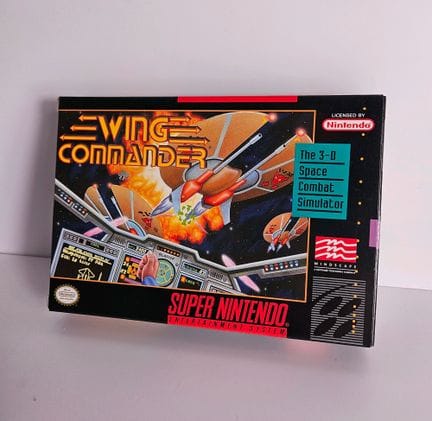 NINTENDO - SUPER NES. Jeu : Wing Commander. Comple