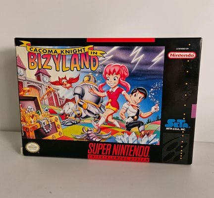 NINTENDO - SUPER NES. Jeu : Cacoma Knight in Bizyl