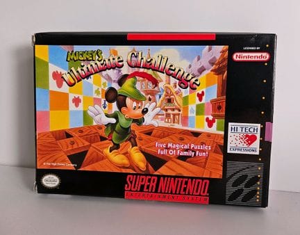 NINTENDO - SUPER NES. Jeu : Mickey's Ultimate Chal