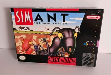 NINTENDO - SUPER NES. Jeu : Sim Ant. Complet avec 