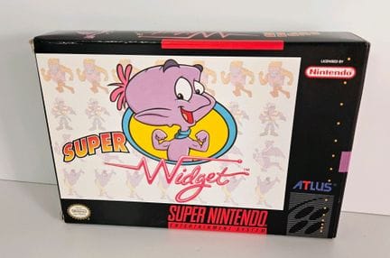 NINTENDO - SUPER NES. Super Widget. Complet avec b