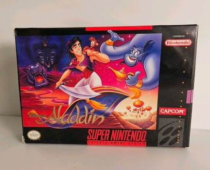 NINTENDO - SUPER NES. Jeu : Aladdin. Version US. C