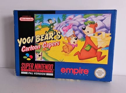 NINTENDO - SUPER NES. Jeu : Yogi Bear's Cartoon Ca
