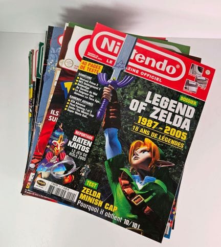 NINTENDO - Lot de 40 magazines Nintendo officiels.