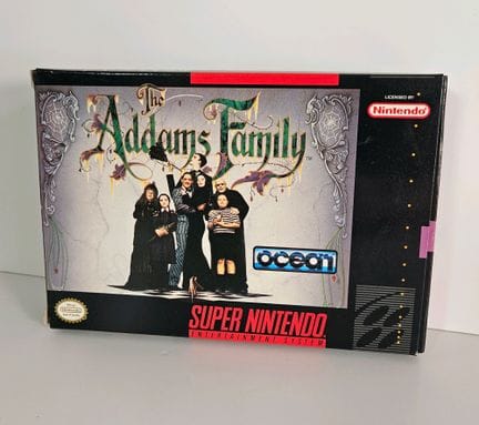 NINTENDO - SUPER NINTENDO. Jeu : The Addams Family