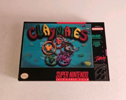 NINTENDO - SUPER NINTENDO. Jeu : Claymates. Comple