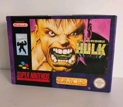 NINTENDO - SUPER NES. Jeu : The Incredible Hulk. C