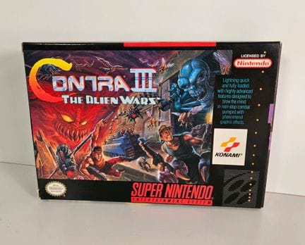NINTENDO - SUPER NINTENDO. Jeu : Contra III: The A