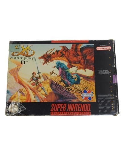 Nintendo - Super Nes - Jeu : Wanderers from Ys III