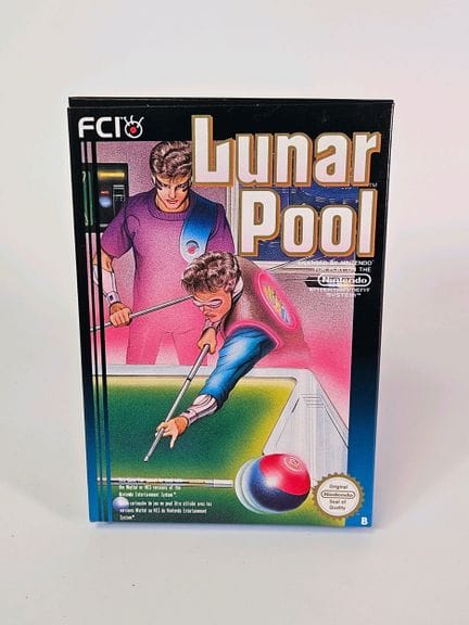 NINTENDO - NES. Gioco: Lunar Pool. Completo di sca