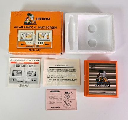 NINTENDO - GAME &amp; WATCH. "Life Boat" (TC-58). 