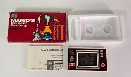 NINTENDO - GAME &amp; WATCH. "Mario's Cement Facto