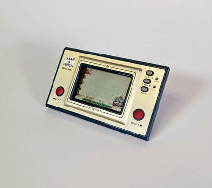 NINTENDO - GAME &amp; WATCH. "Fire" (FR-27). Wide 
