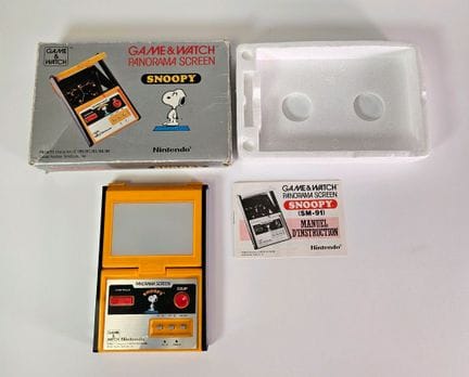 NINTENDO - GAME &amp; WATCH. "Snoopy" (SM-91). Pan