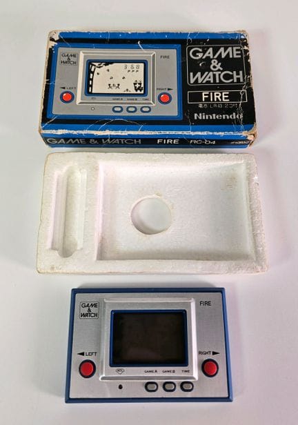 NINTENDO - GAME &amp; WATCH. "Fire" (RC-04). Comes