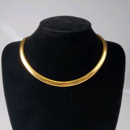CHAPUT - Collar de oro amarillo de 18 quilates (75