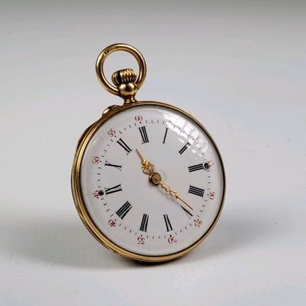 Montre de gousset en or jaune 18K (750 millièmes) 