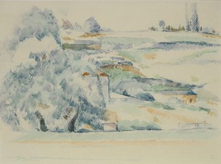 Paul Cézanne
Paul CEZANNE (1839-1906)
Paesaggio in