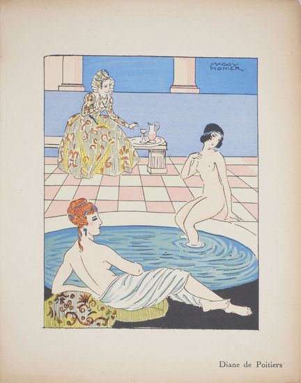 Maggy MONIER (1887-1965)
Art Déco: Diane de Poitie