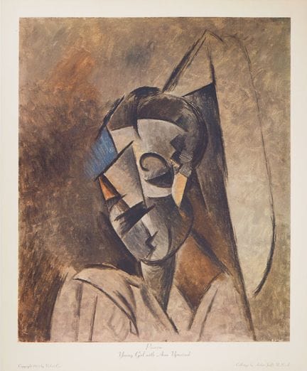 巴勃罗·毕加索
巴勃罗·毕加索（1881-1973）
《举臂少女》，1953年

胶版印刷（类似于光