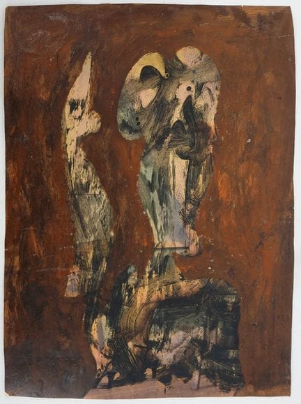Simon Hantaï (1922-2008)
Figura surrealista, 1950
