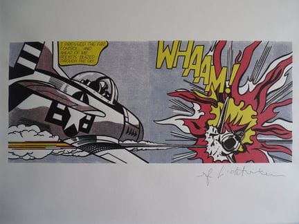 罗伊·利希滕斯坦（据其作品）
《卧室》1987

石版画
版上签名
装裱尺寸 50 x 40 厘米
