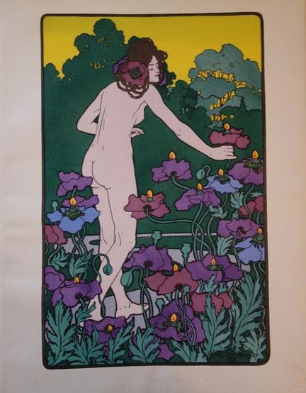 汉斯·克里斯蒂安森
汉斯·克里斯蒂安森（1853-1923）
《罂粟花田中的裸体》（《牧羊人的时光》