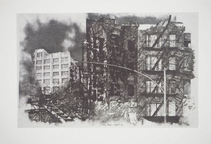 洛伦佐·韦斯皮尼亚尼（1924-2001）
纽约：布朗克斯区普罗斯佩克特大道，1990年

根据一幅