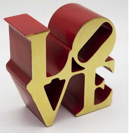 Robert Indiana (d'après)
Love Red Gold, 2018

Scul