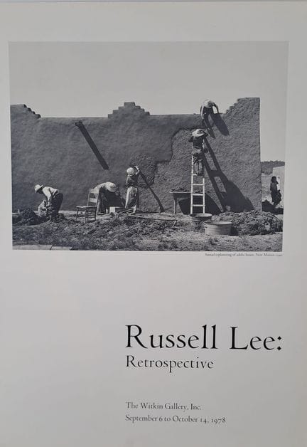 罗素·李
新墨西哥州一栋房屋的年度外墙粉刷，1940年
1978年9月至10月，艺术家回顾展在维特金